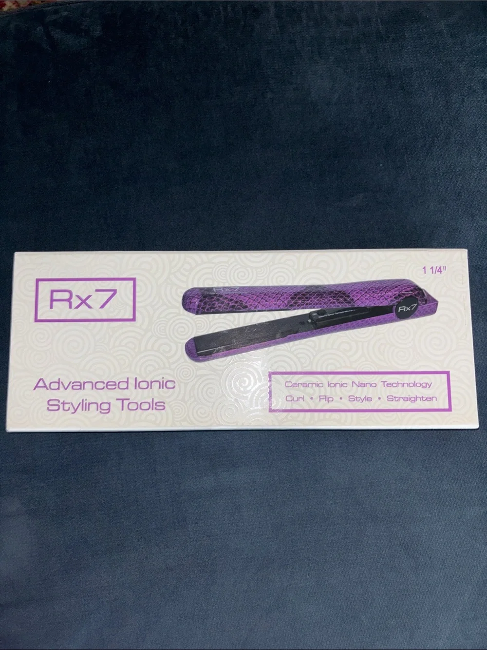 RX7 Ceramic Ionic Flat Curl Straight Iron